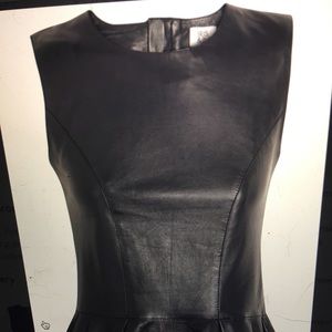 Iris and Ink leather top size 8